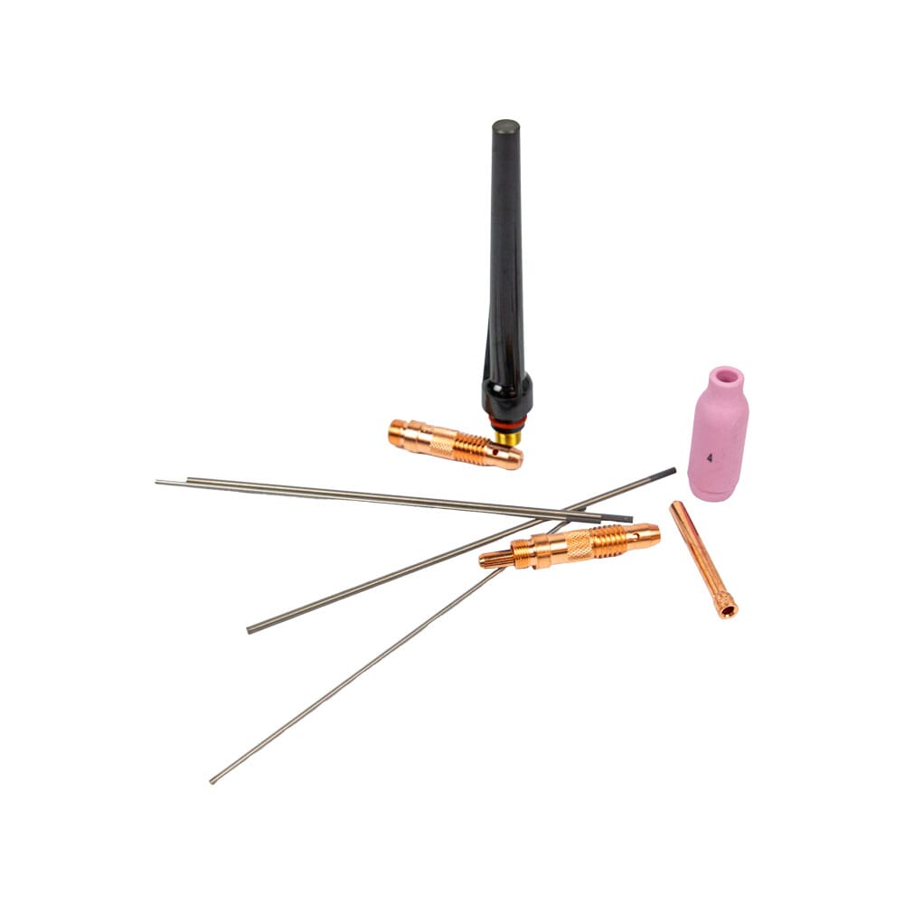 17FV TIG Torch for 200 AMP and Below Machines with a Size 25 Dinse
